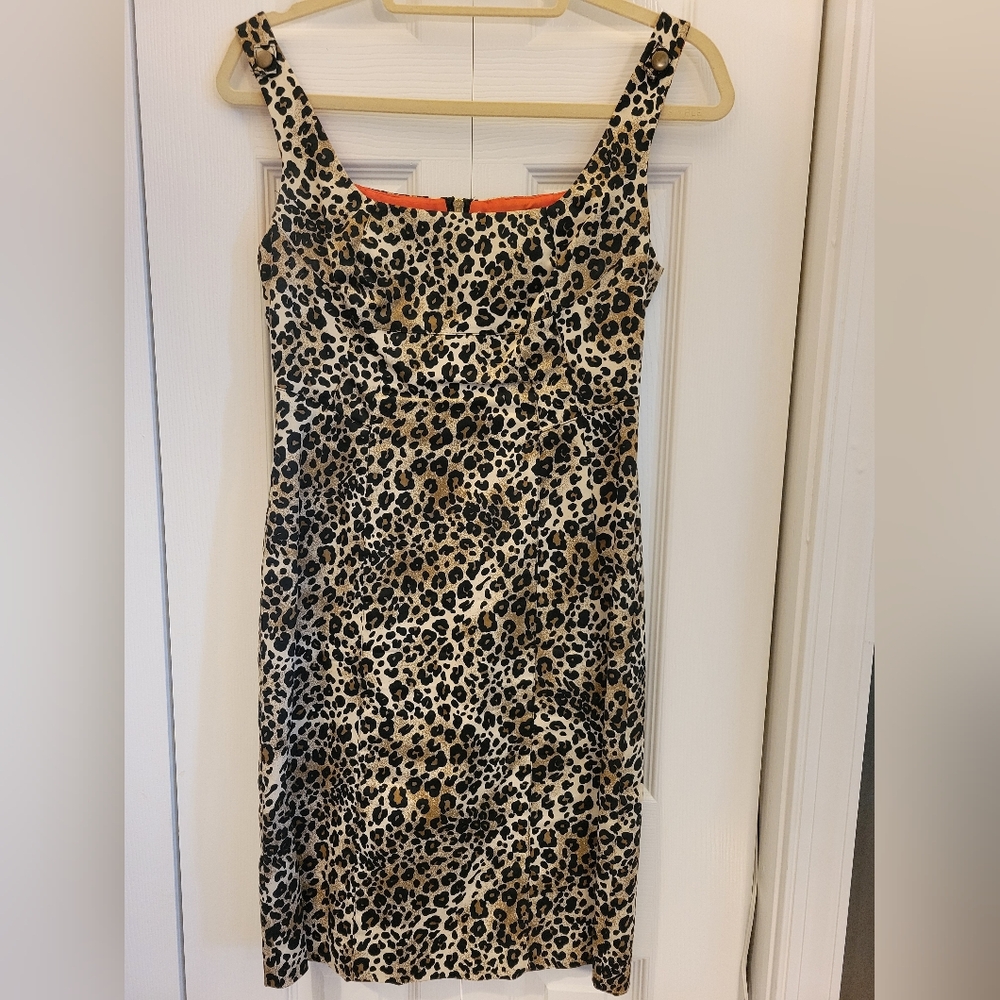 Muse Dress | Leopard Print | Size 4
